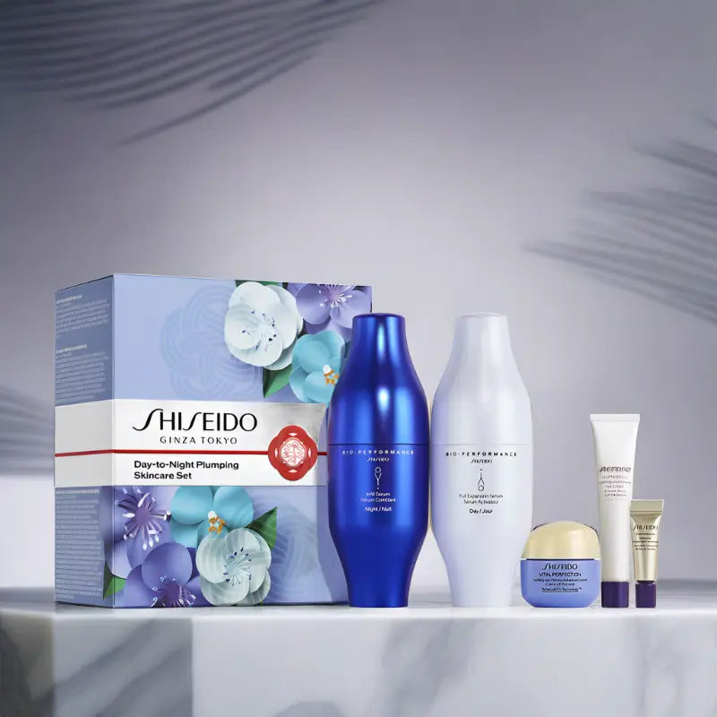 Day-To-Night Plumping Skincare Set ($375 Value) Shiseido